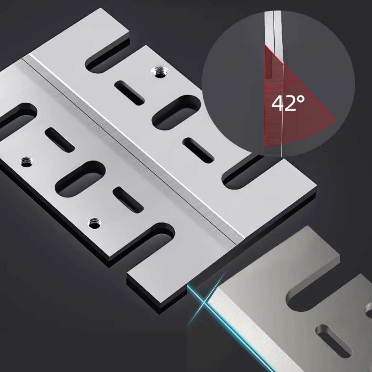 2-pack 82 mm hårdmetallhyvlknivar