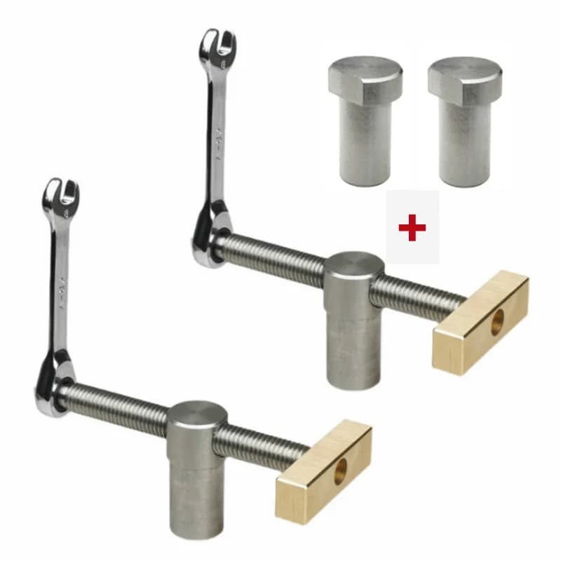 Justerbart bordsklämme för 19/20 mm arbetsbänk