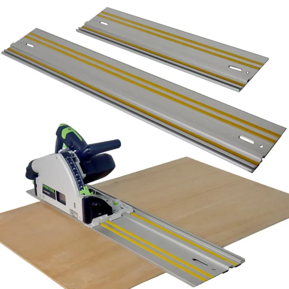 Spår för handsåg i extruderat aluminium (guide rail)