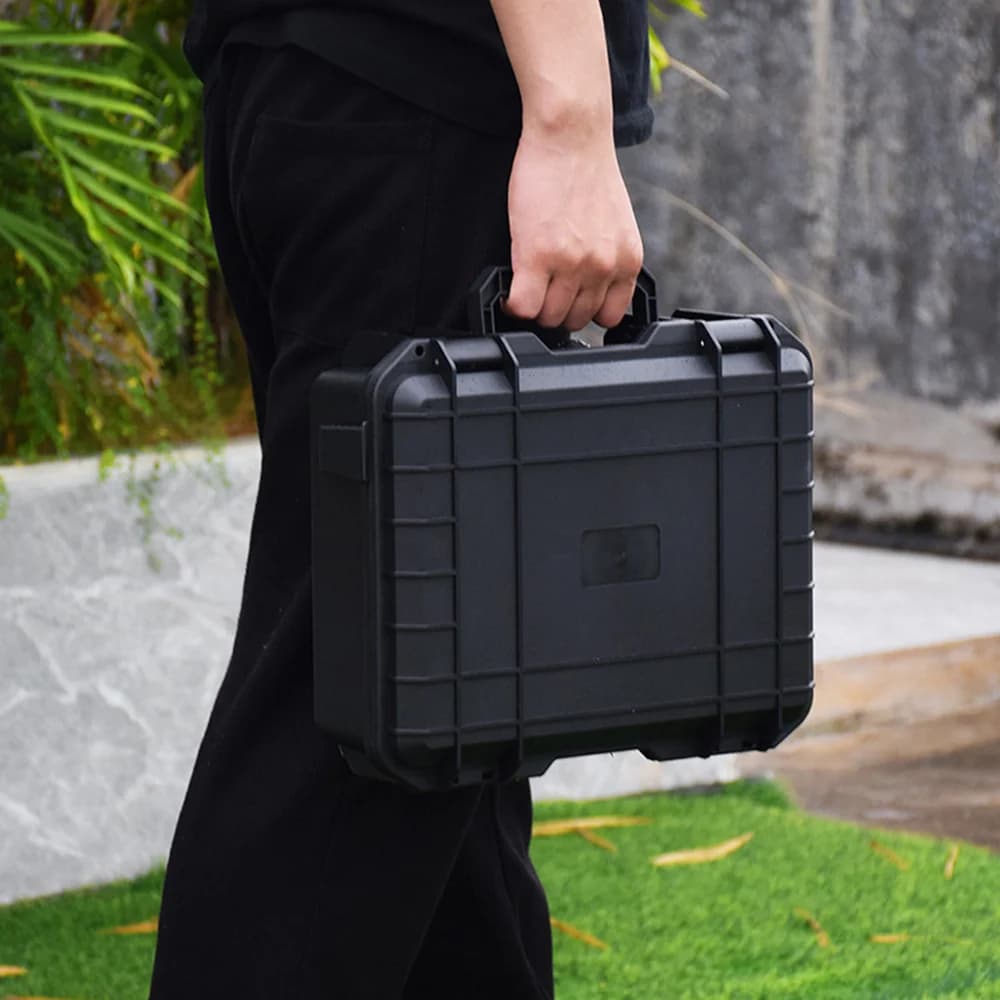 Vattentätt hårt transportbox med förskuren skumgummi