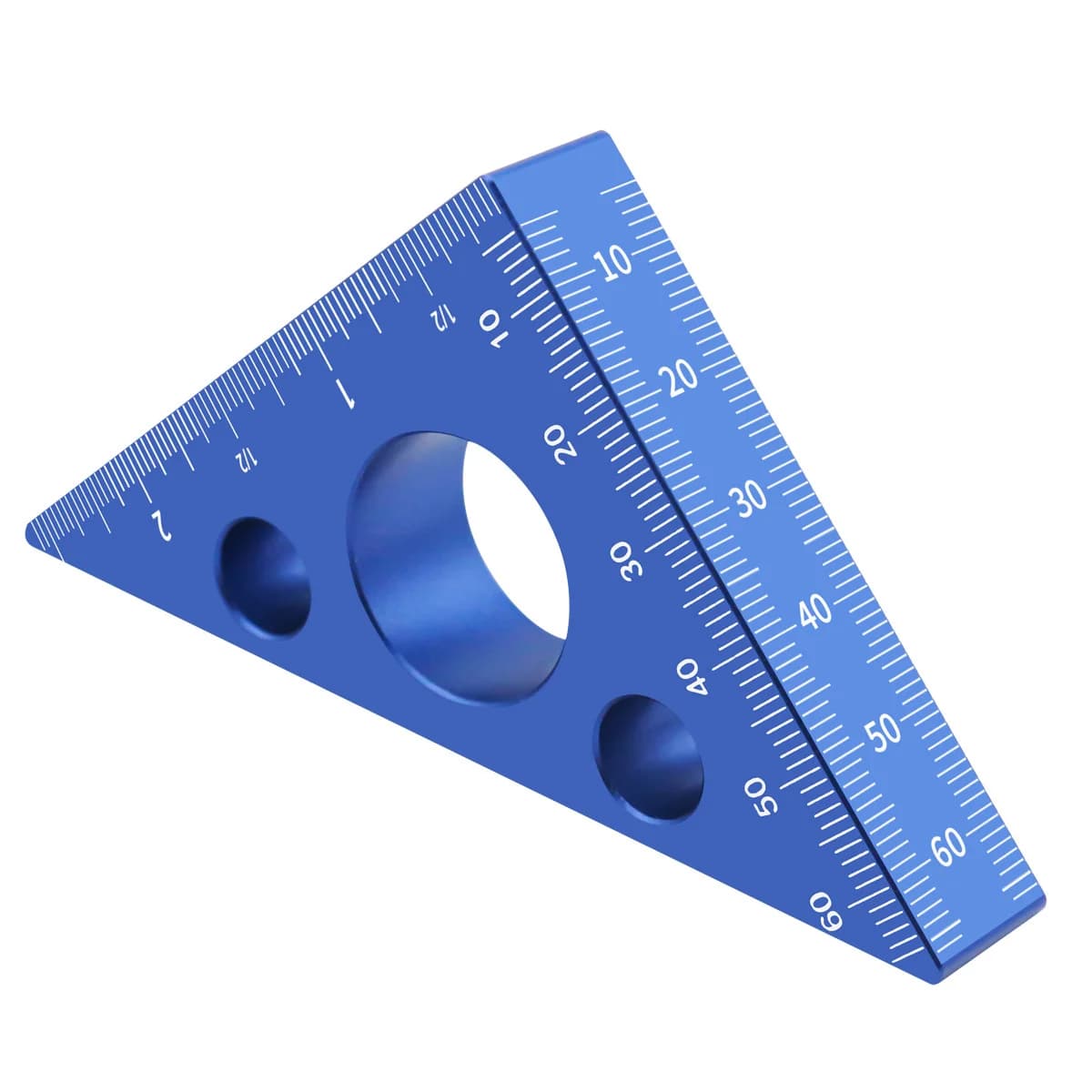 Aluminium vinkelmått med precision, 45/90 grader