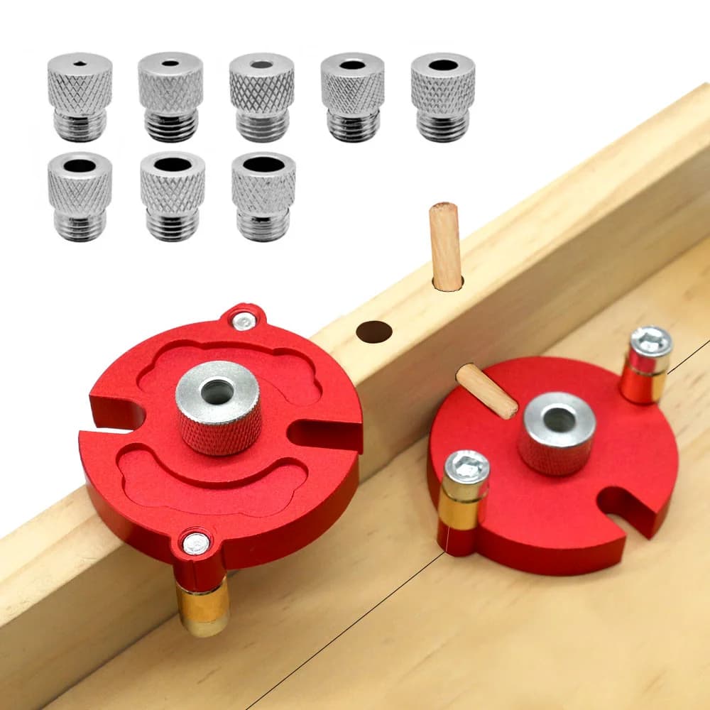 Träskruvsmaskinssats 3–10 mm, självcentrerande guide