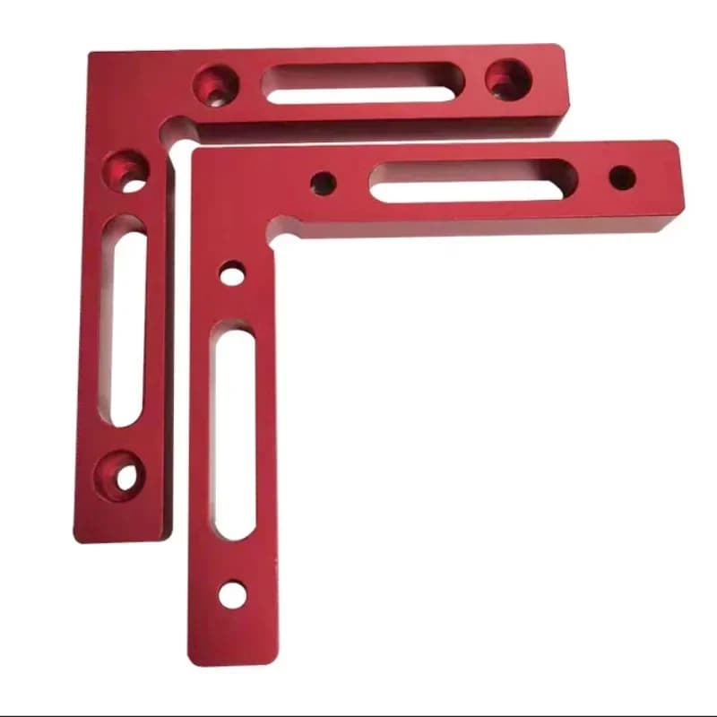 Aluminiumvinkelmått med klämma, 90 grader, 2-pack