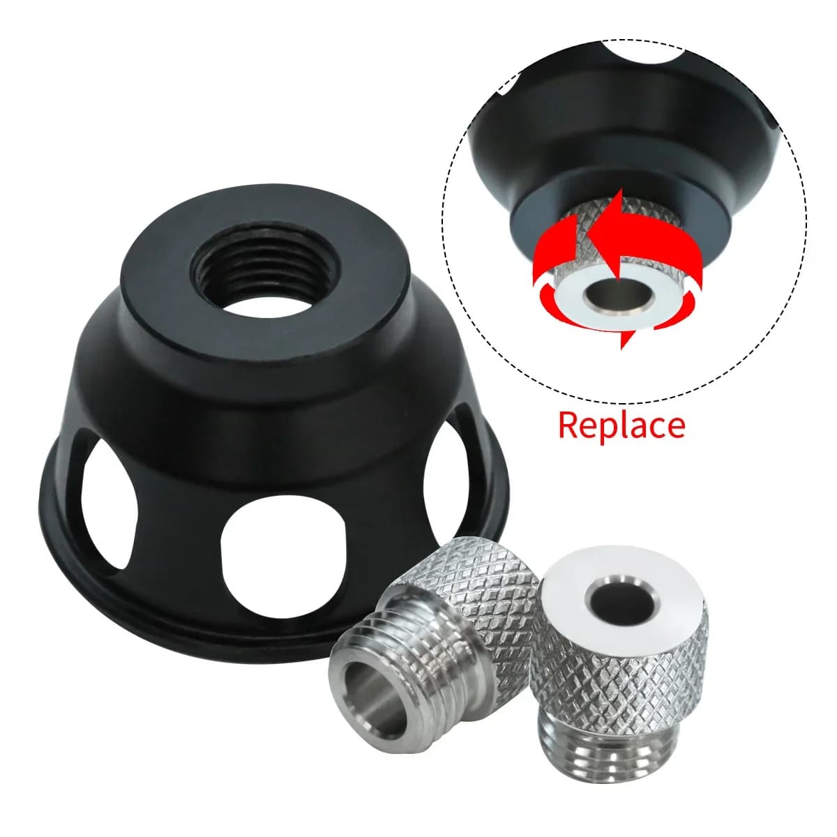 Aluminium Vertikal Borrningsguide Jig Kit 3-10mm