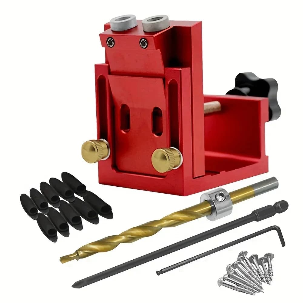 Justierbar fickhålsguide med 9 mm borrguide