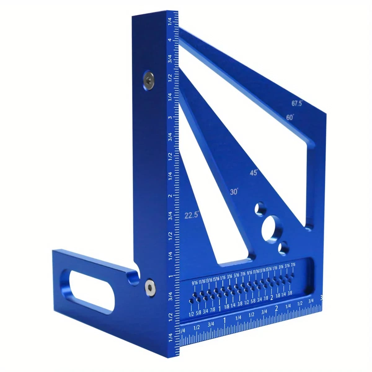 Aluminium multivinkel linjal med gradskiva 22,5-90 grader
